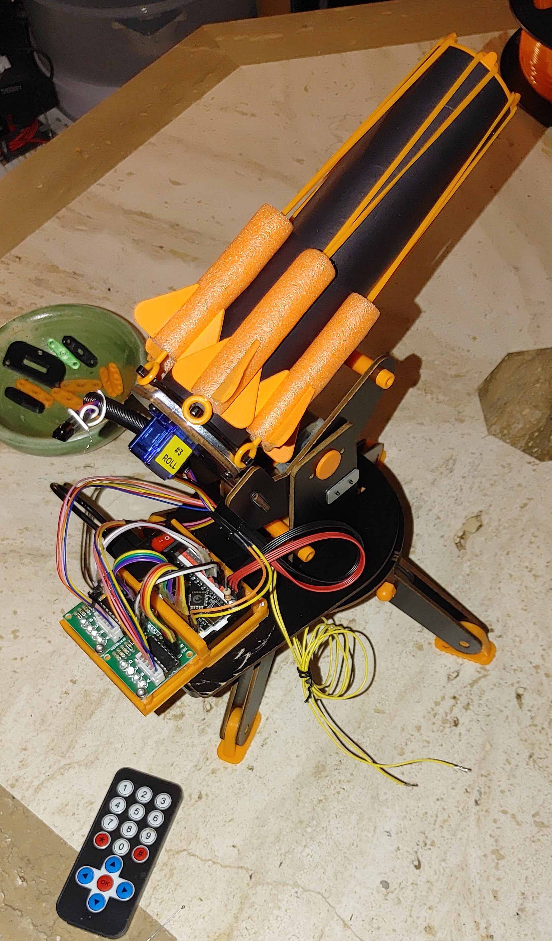 Crunchlabs irturret - stepper mod