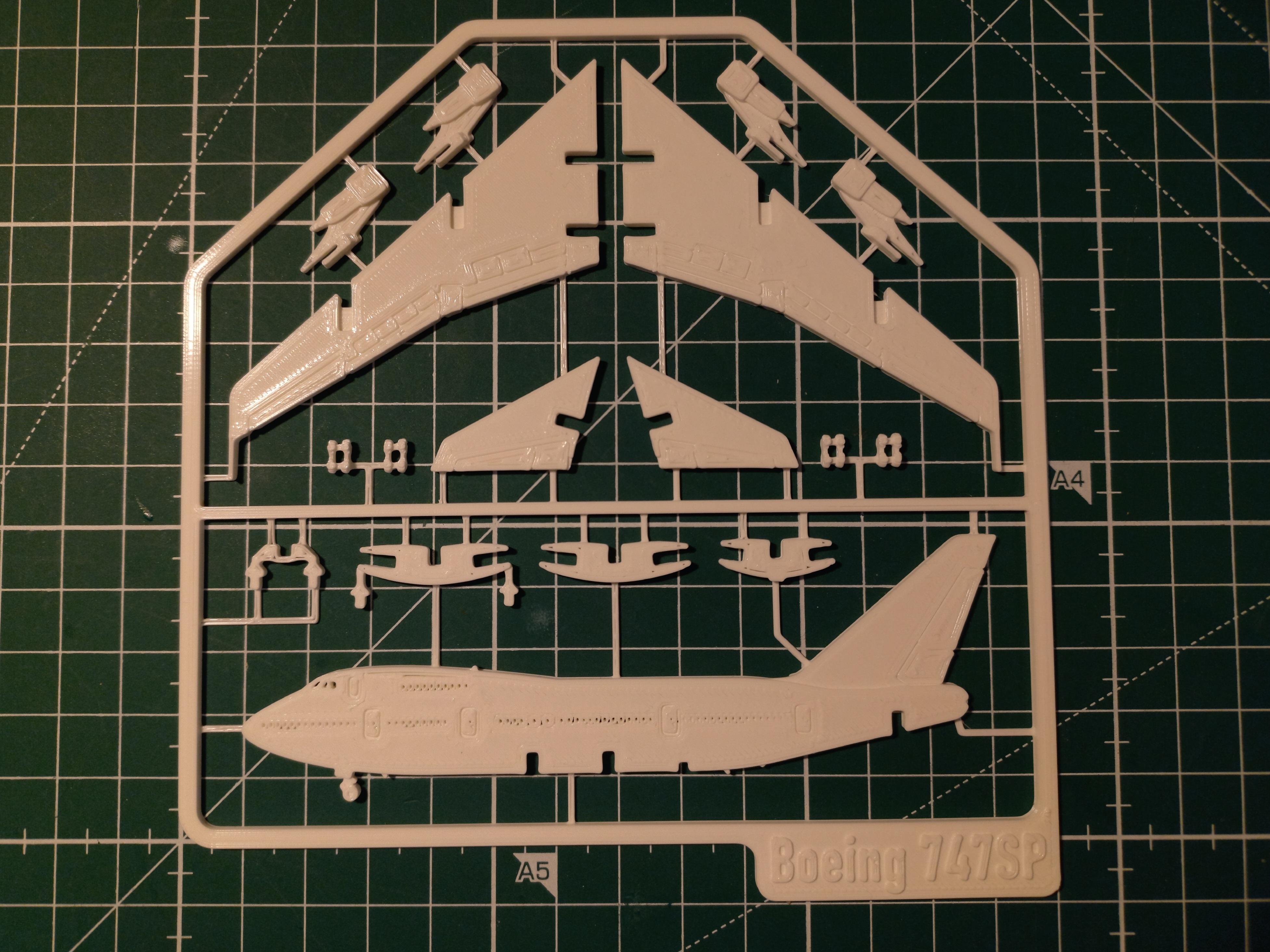 Miniatura 8 do modelo 3D Boeing 747SP+SOFIA Kit Card