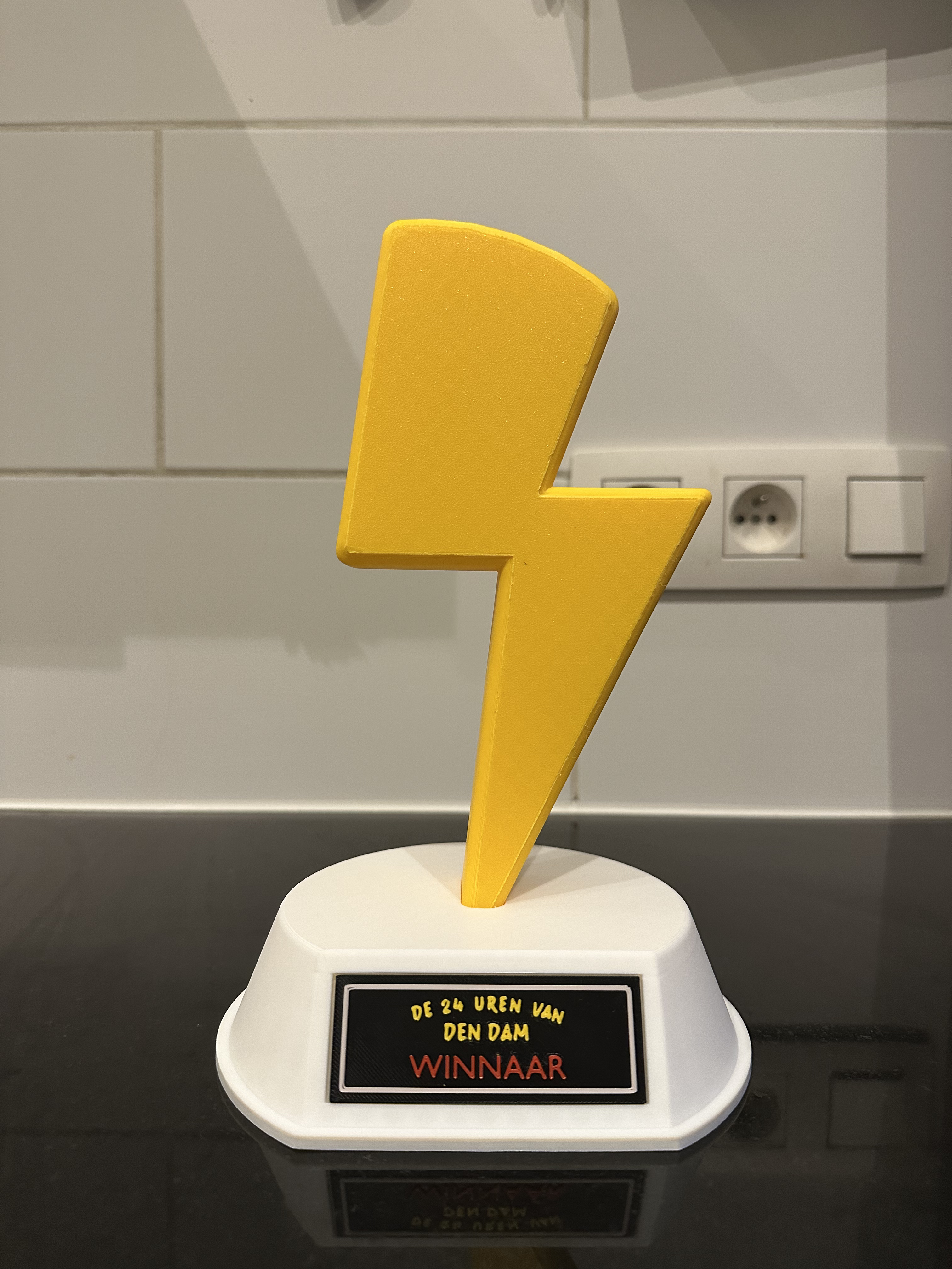 Lightning Bolt Trophy – Customizable Event Award/Trophy