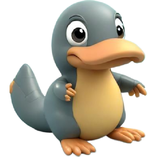 Cute platypus