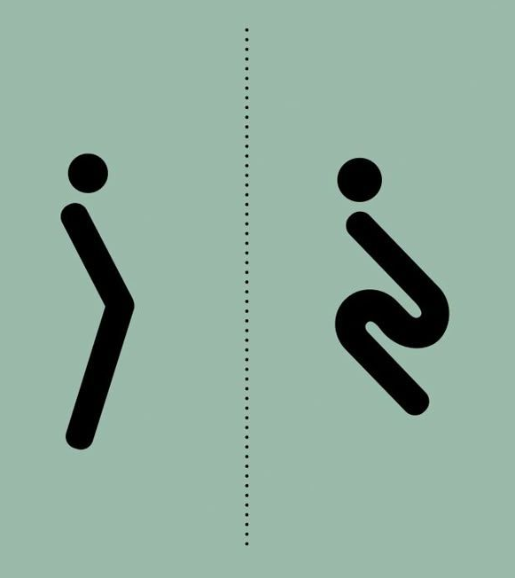 Men and women bathroom sign #2