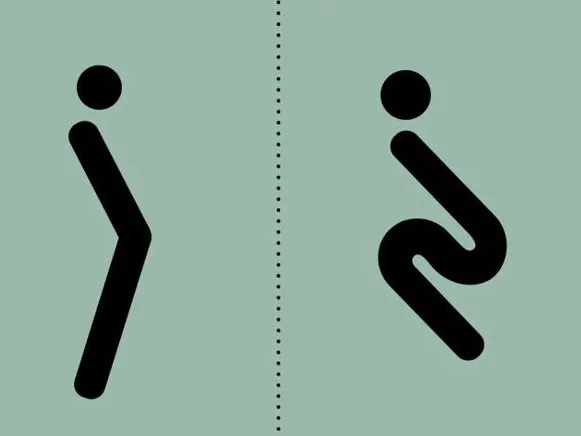 Men and women bathroom sign #2