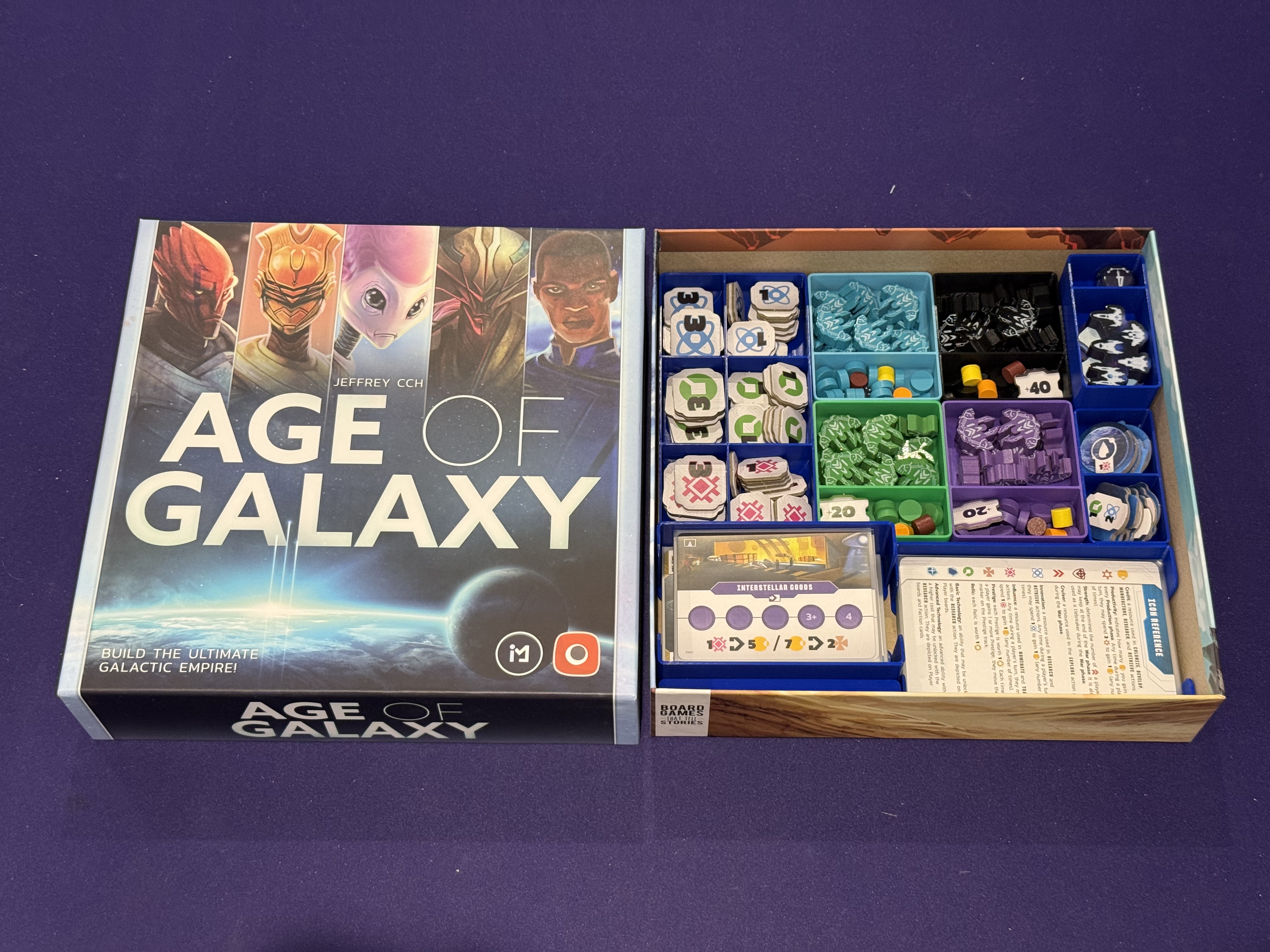 Age of Galaxy 2nd edition box insert