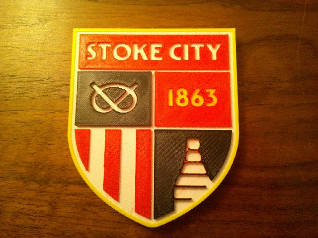 New Stoke City Logo Coaster or Plaque