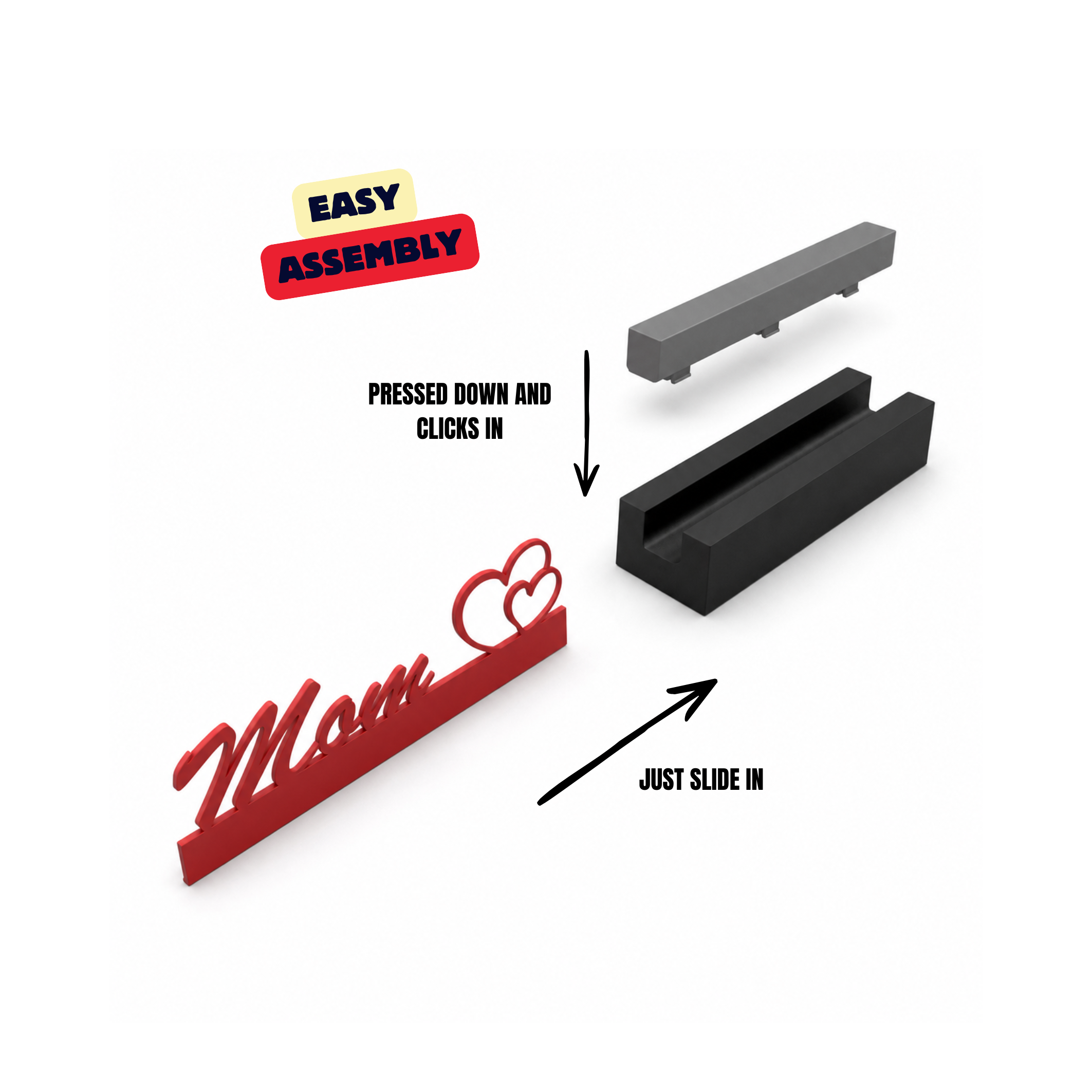 MOTHERSDAY PHOTO STAND / CARD HOLDER / MOTHERSDAYGIFT / GIFT FOR MOTHERSDAY / MODERN PHOTOSTAND — miniatura 6