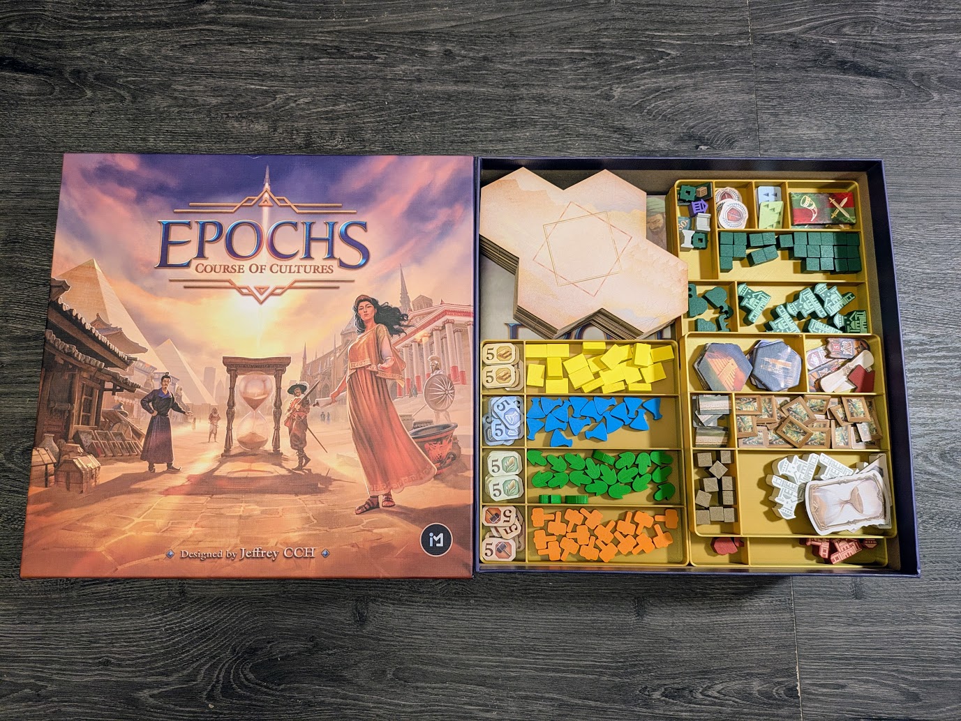 Epochs: Course of Cultures | Board Game insert