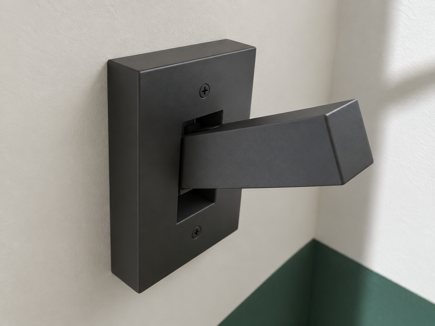 Miniatura 2 do modelo 3D Lever light switch