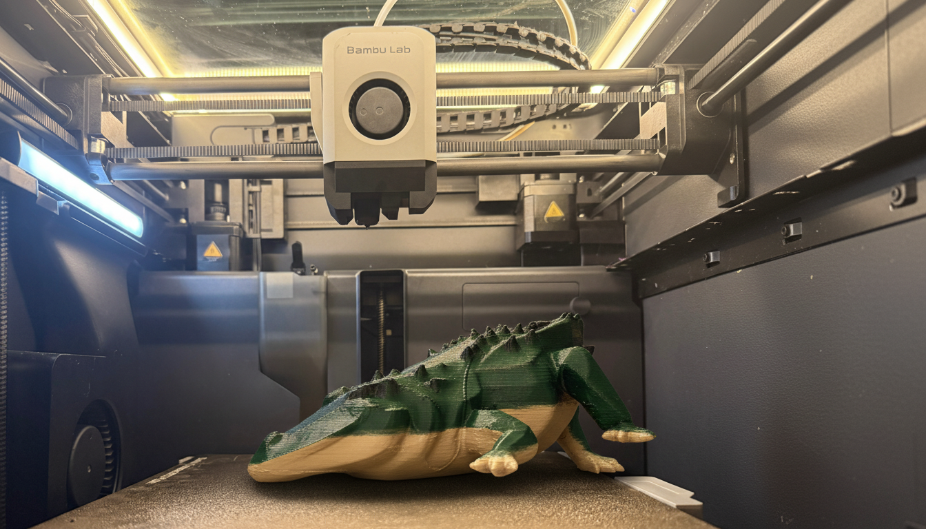 Low Poly Croc