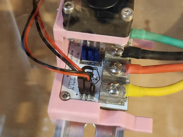 Little Driver Din Rail Mount w/ Fan