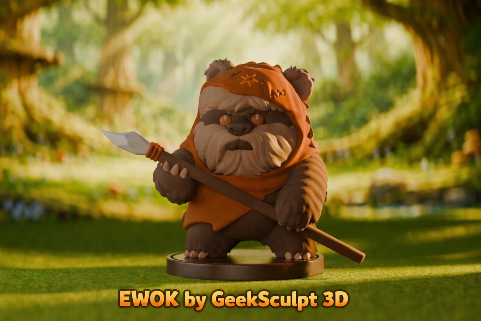 Star Wars–Inspired Ewok Collectible Figurine
