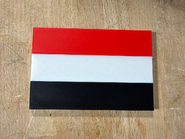MagFlag: Egyptian Flag Fridge Magnet Multicolor with SVG