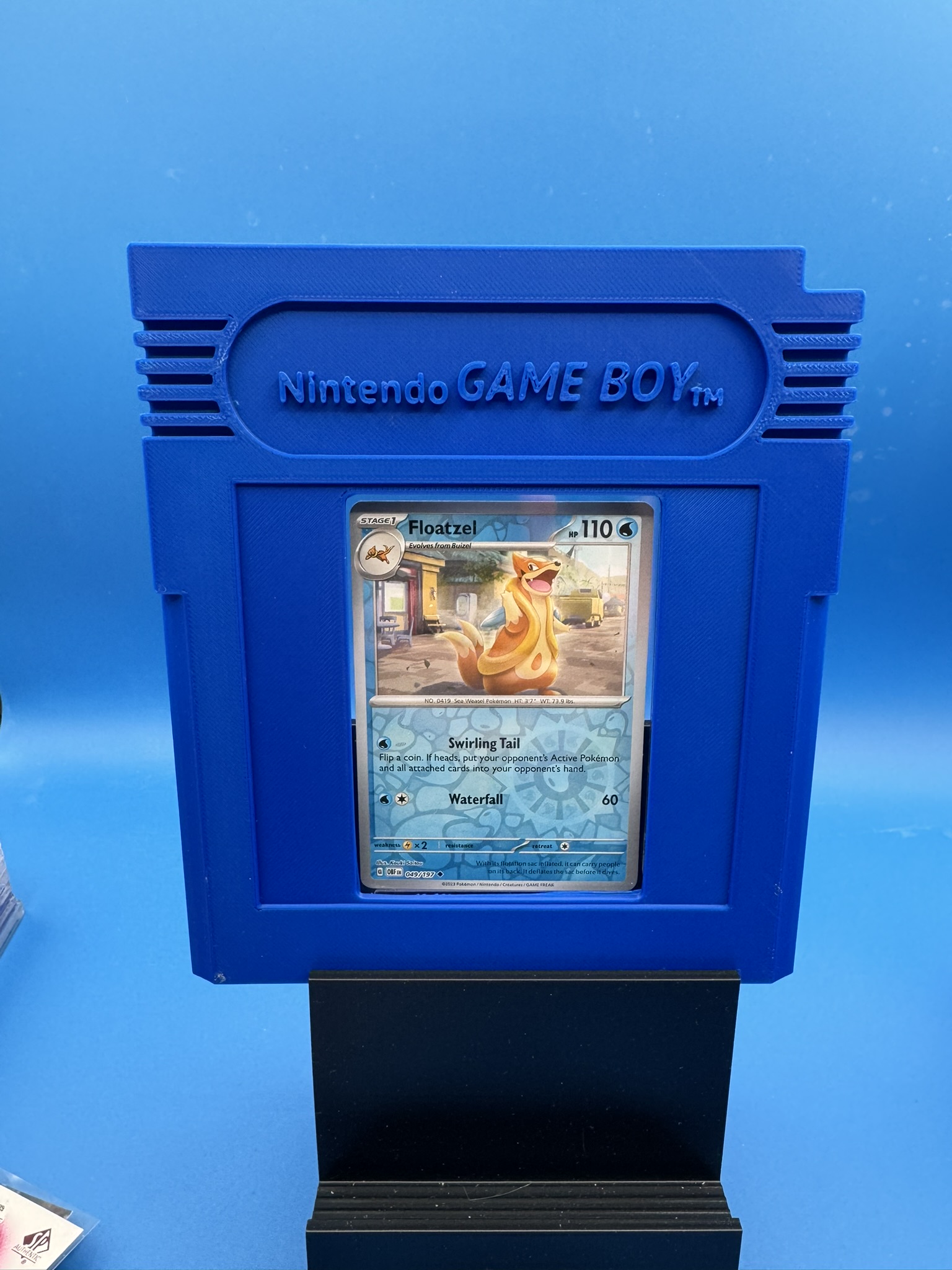 Gameboy cartage Card Display