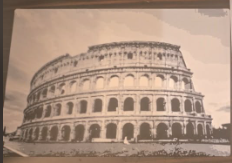 Roman Colosseum Landmark Lithophane