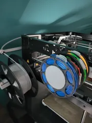 Mini-Spulenhalter seitlich / MMS (Manuelles Material System)