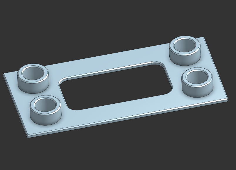 Duplo Train tracks connector optimized