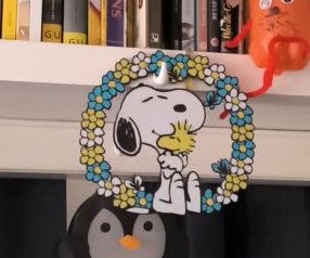 Floral Snoopy Wreath