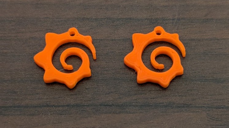 Grafana earrings, ready to print