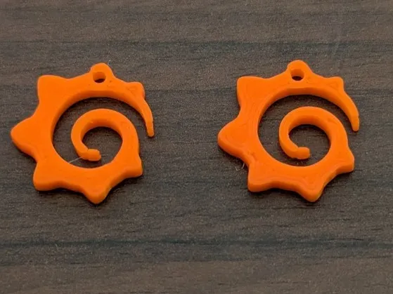 Grafana earrings, ready to print