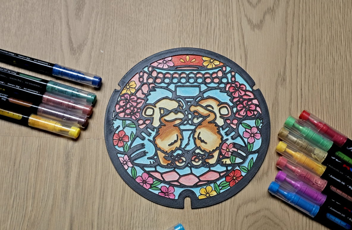 Growlithe Pokelid Coloring Craft