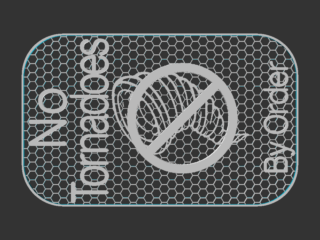 Miniatura 10 do modelo 3D "No Storms" signs