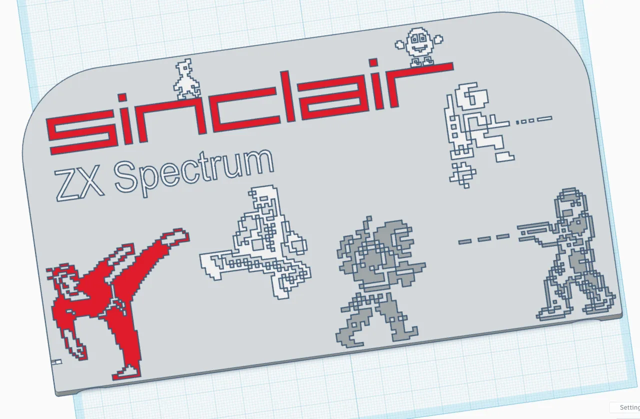 ニンテンドスイッチ Switch 2 ZX Spectrum Themed Dock Face / Cover by RiverCharlie