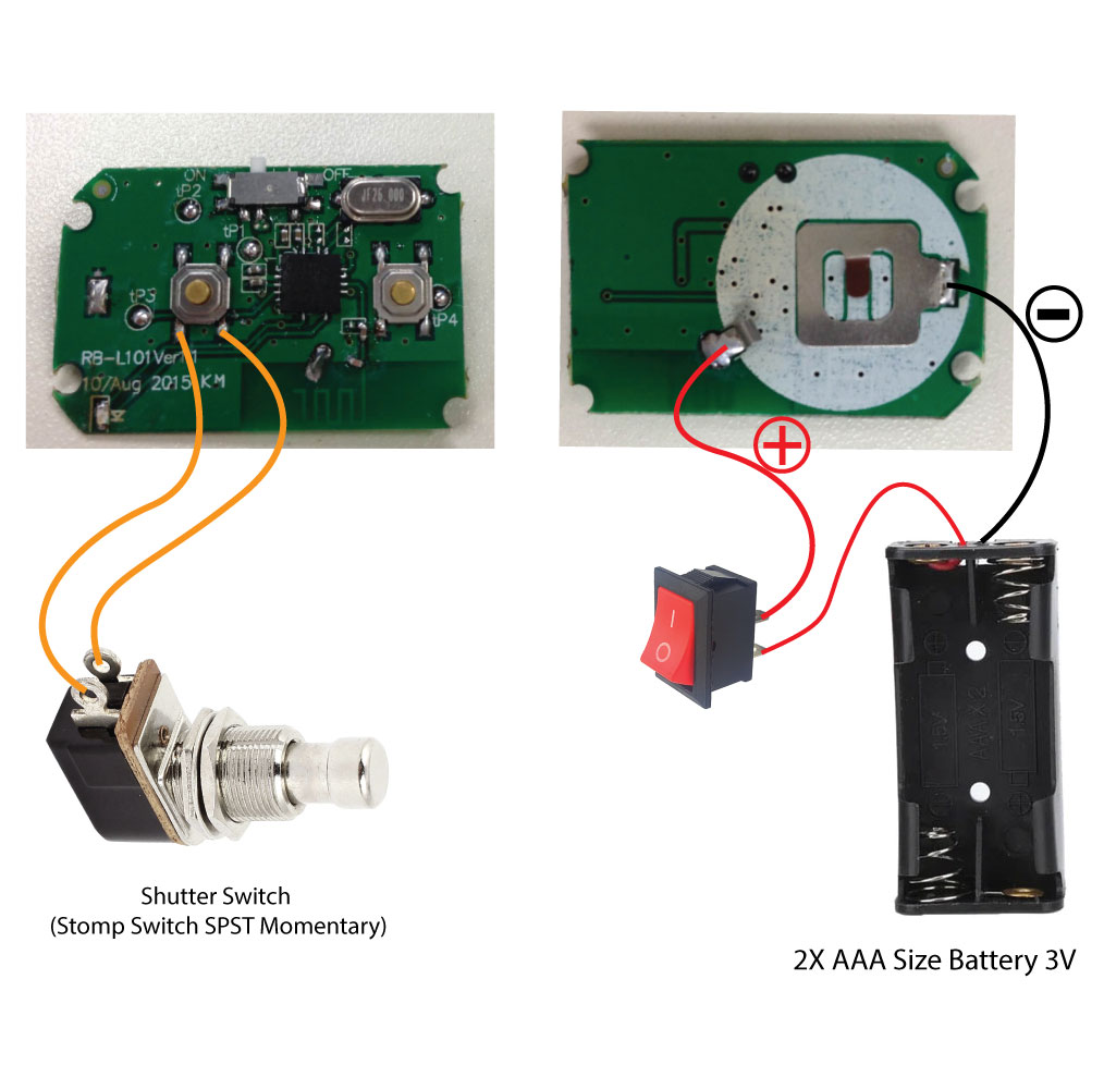 DIY Bluetooth Footswitch Camera Shutter Controller — miniatura 3