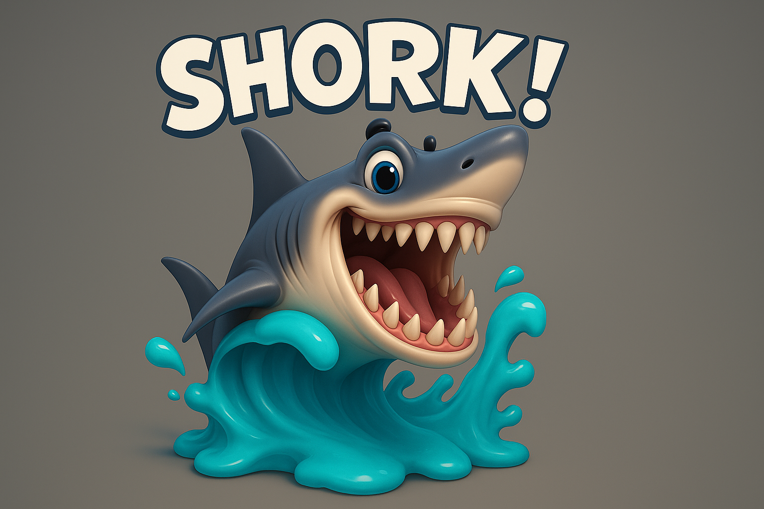 Shork! Half Shark. Half Dork. All Trouble.
