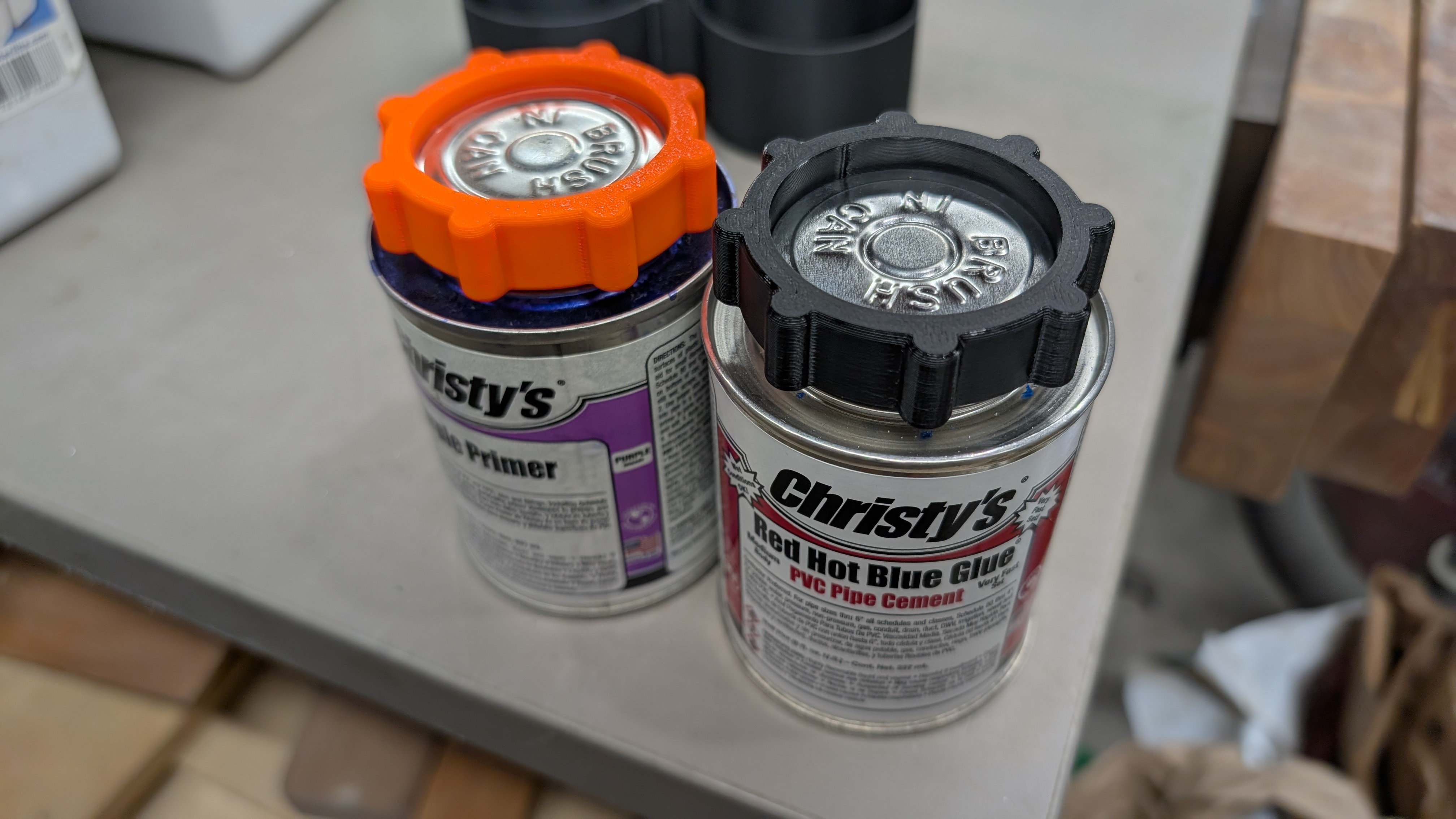 PVC Glue Lid Tool