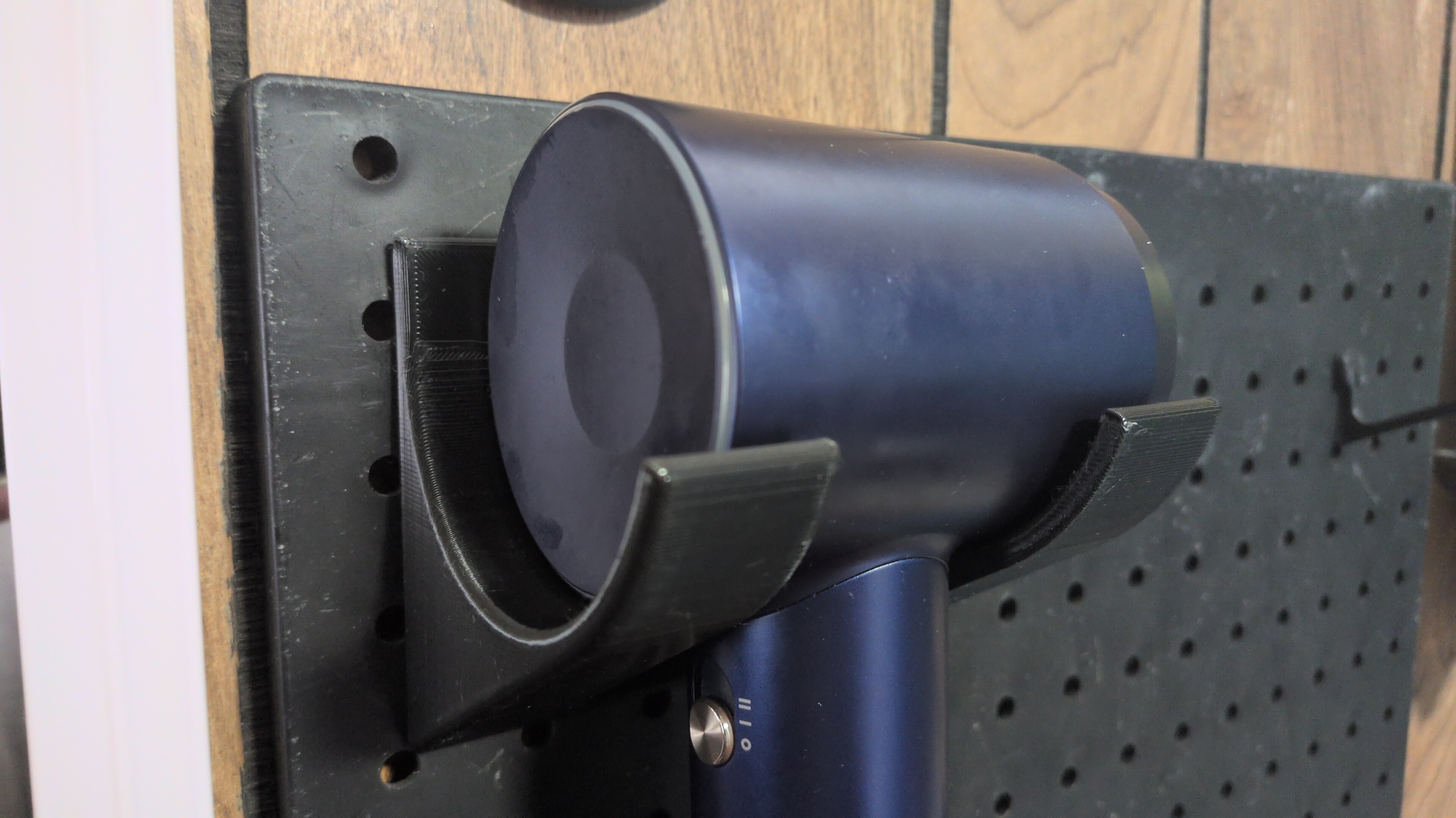 Laifen Hair Dryer Pegboard Holder - With Screws 3D model