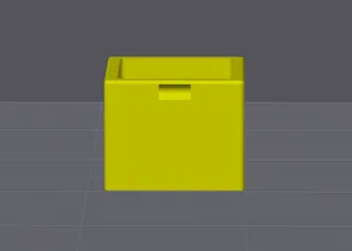 Box with a snap on lid