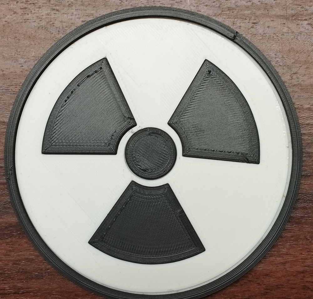 Radioactivity Plate (round or rhombus)