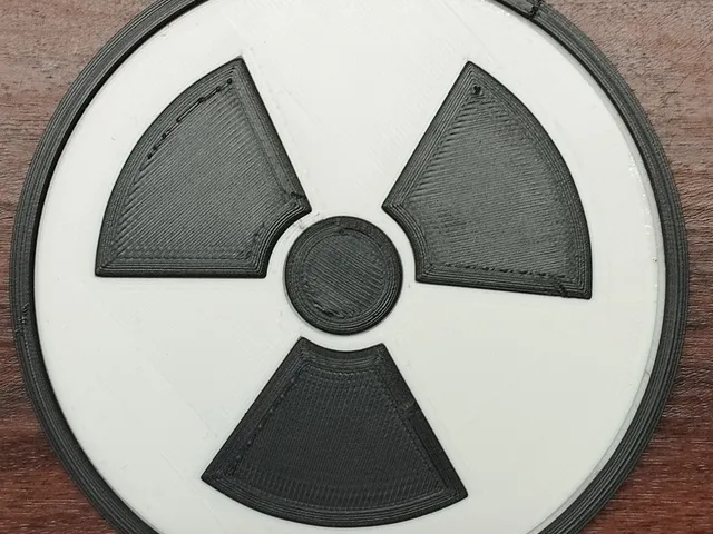 Radioactivity Plate (round or rhombus)
