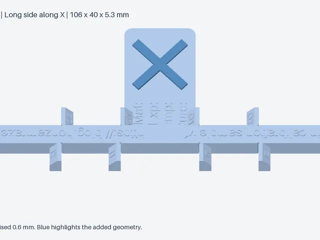 shrinkage and exposure calibration piece - X+Y versions