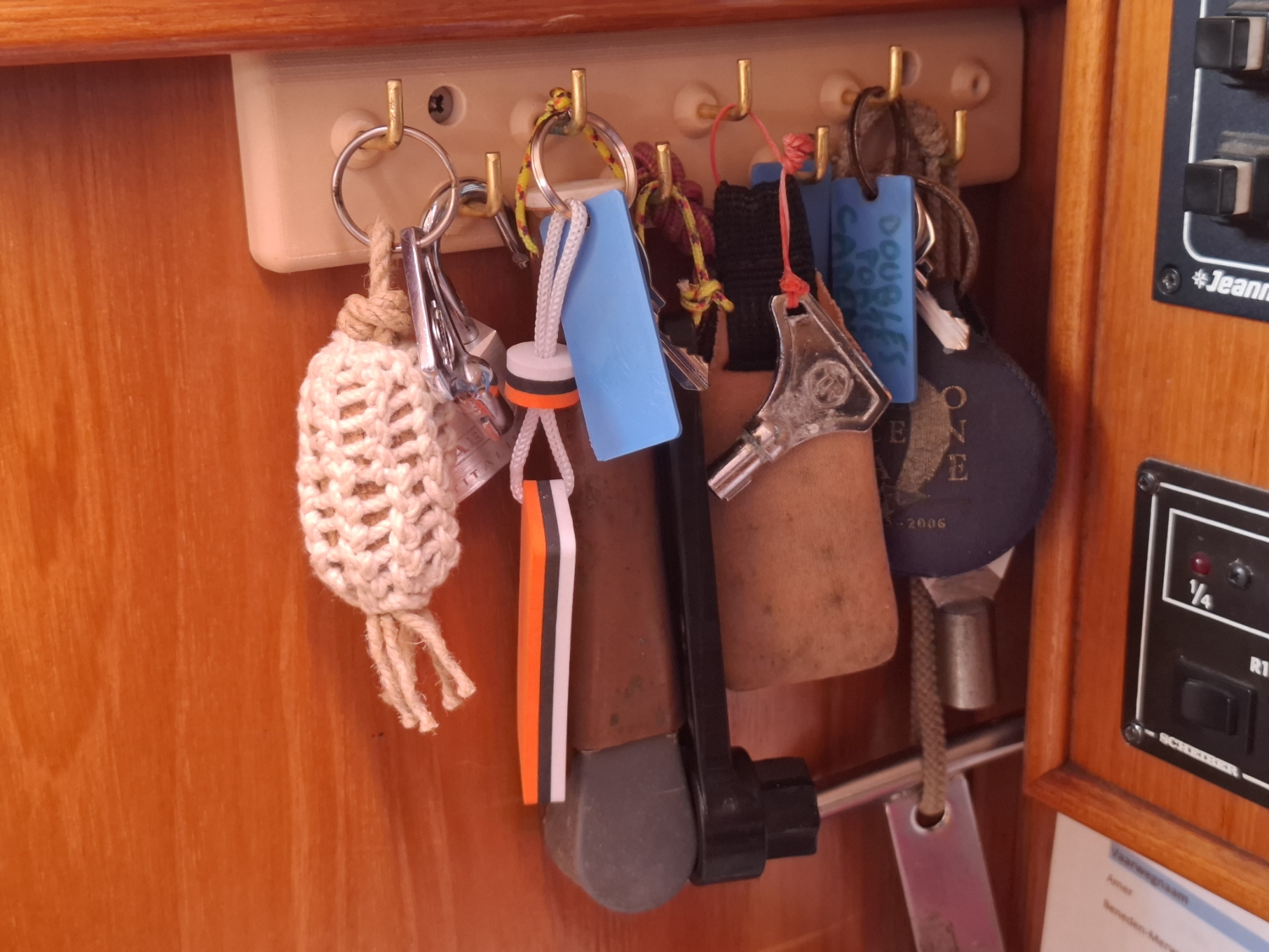 Boat keys holder 3D model