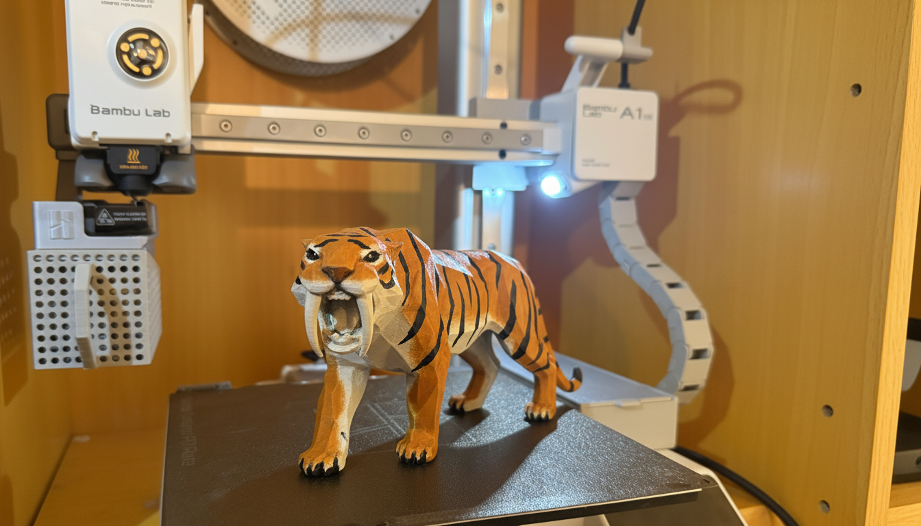 Low Poly Sabre Tooth