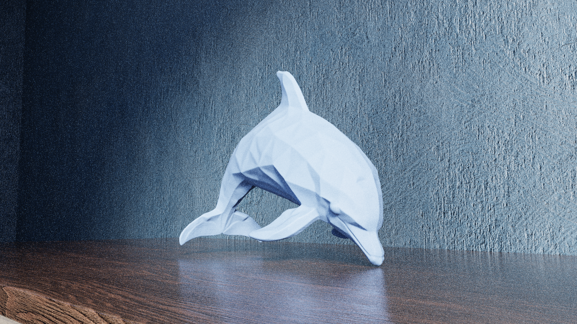 Miniatura 2 do modelo 3D Low Poly Dolphin