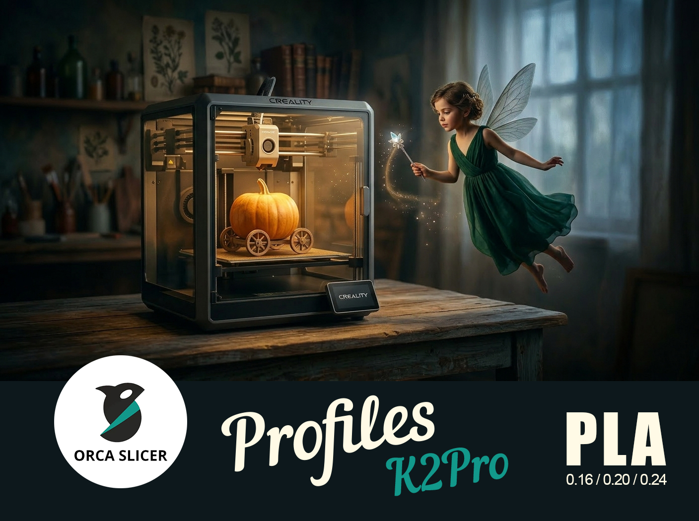 Profile for Creality K2Pro (OrcaSlicer) for PLA.