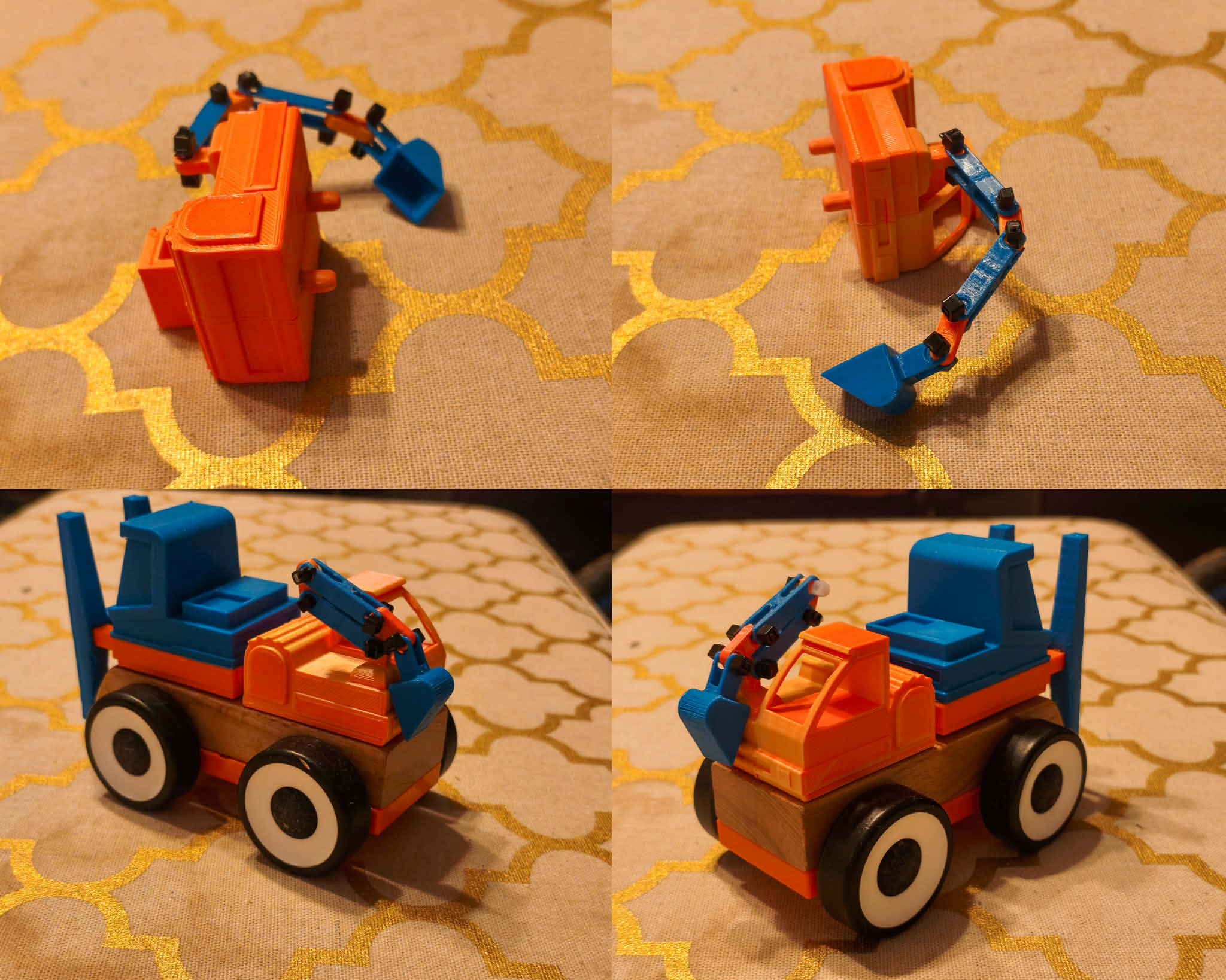 Ikea Lillabo Excavator 3D model