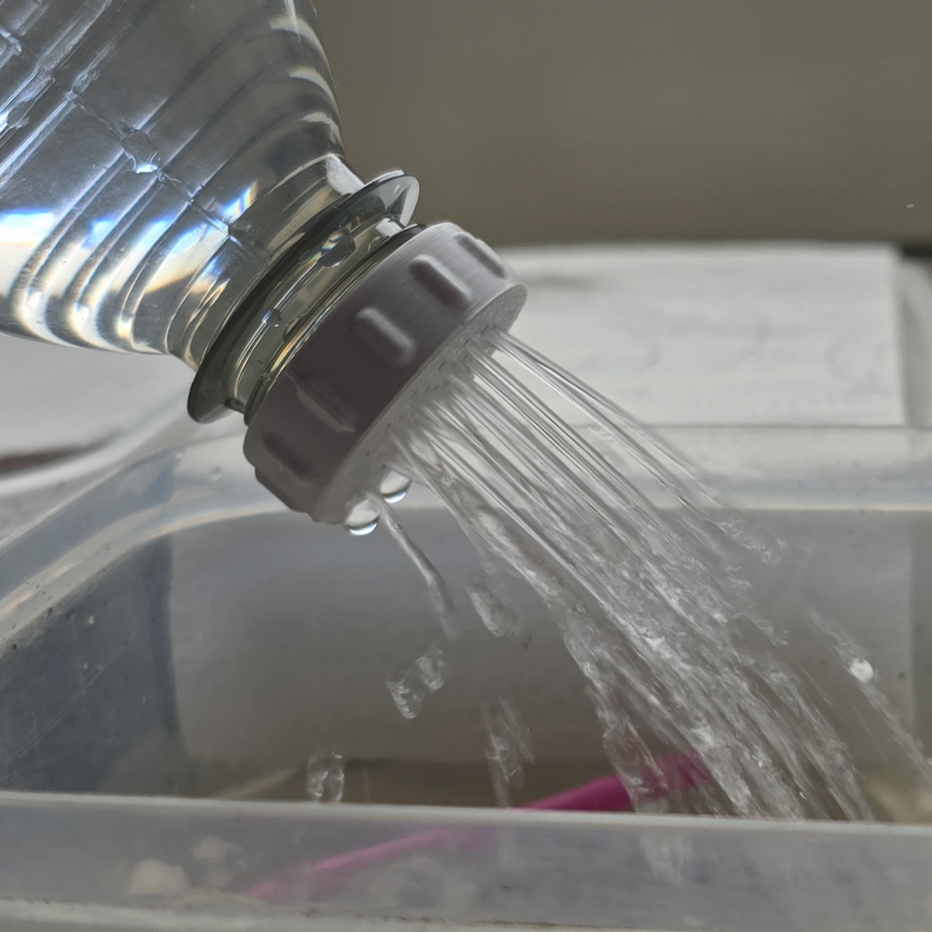 Simple Bottle Watering Attachment