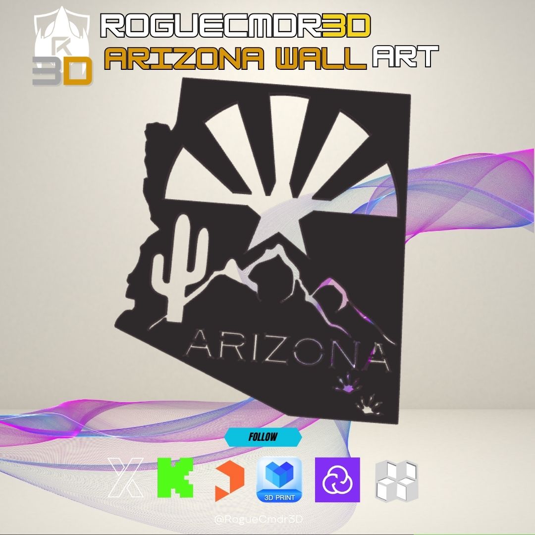 Arizona Desert Scene Wall Art