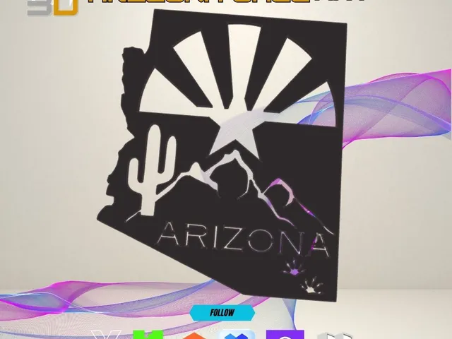 Arizona Desert Scene Wall Art