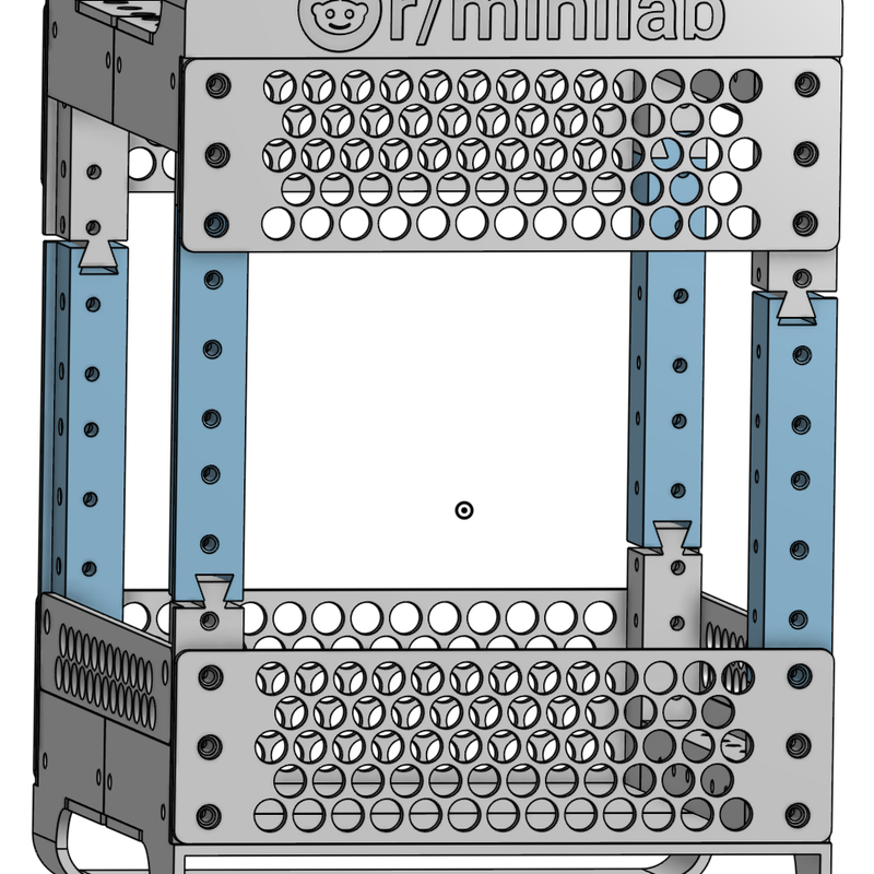 Tiny Rack (upgradable 6＂ inch modular server rack) by Made by Me Tree ...