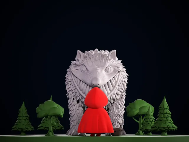 Red Riding Hood Diorama