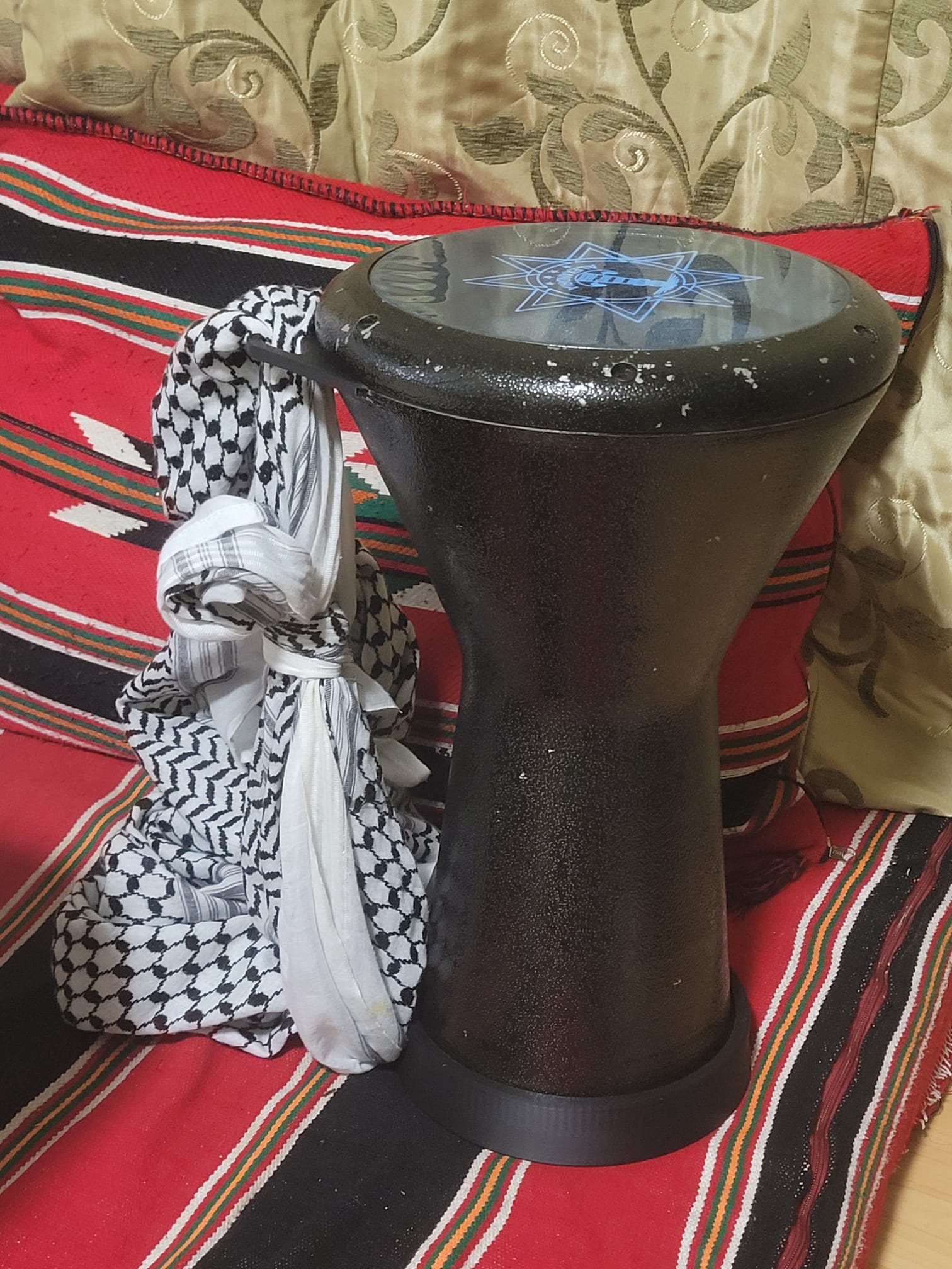 Dumbek/darbooka strap loops