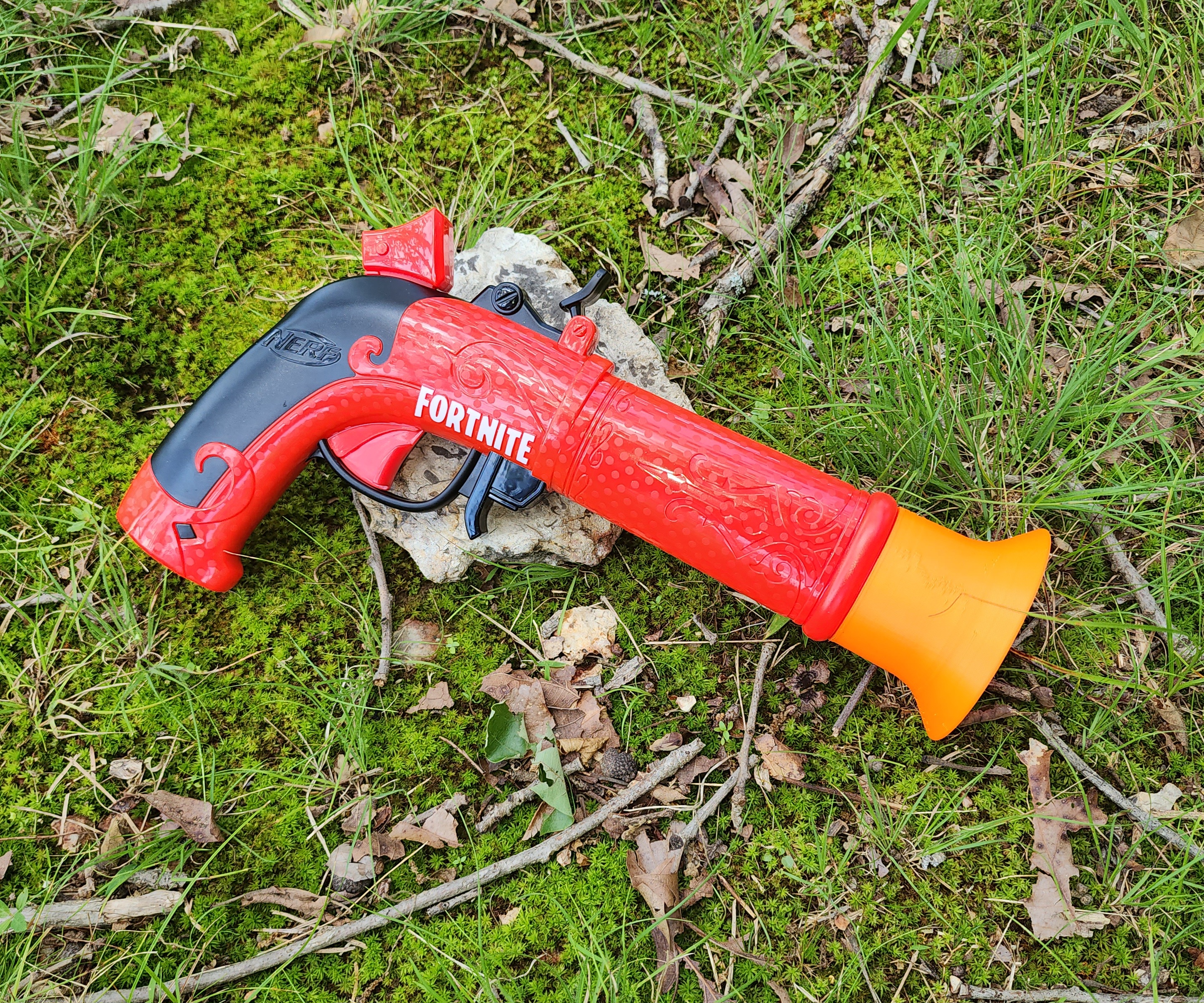 NERF Fortnite Flint Knock in-line clip mod