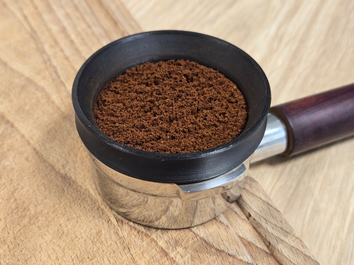 58mm portafilter (70mm basket) magnetic funnel/dosing ring