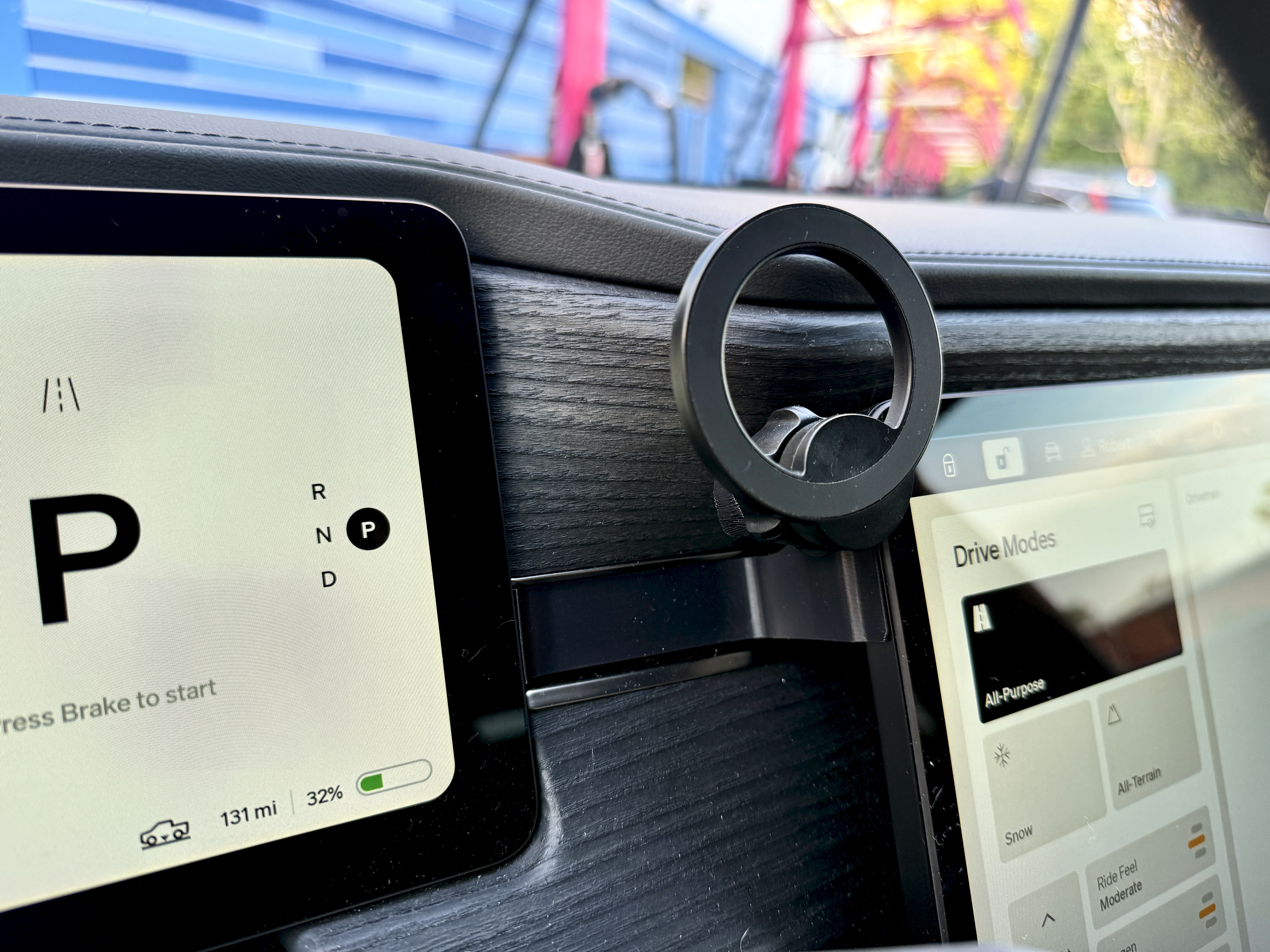 Stealth Phone Mount for Rivian R1T & R1S by OpenSourceEV
