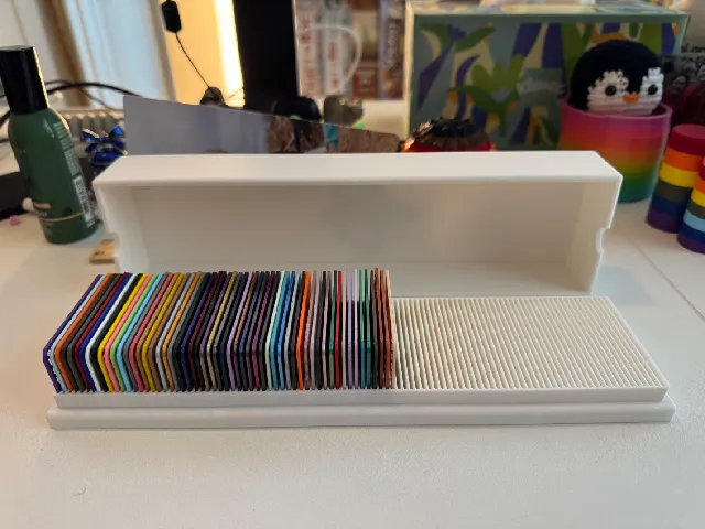 Filament Swatch Test Card Holder