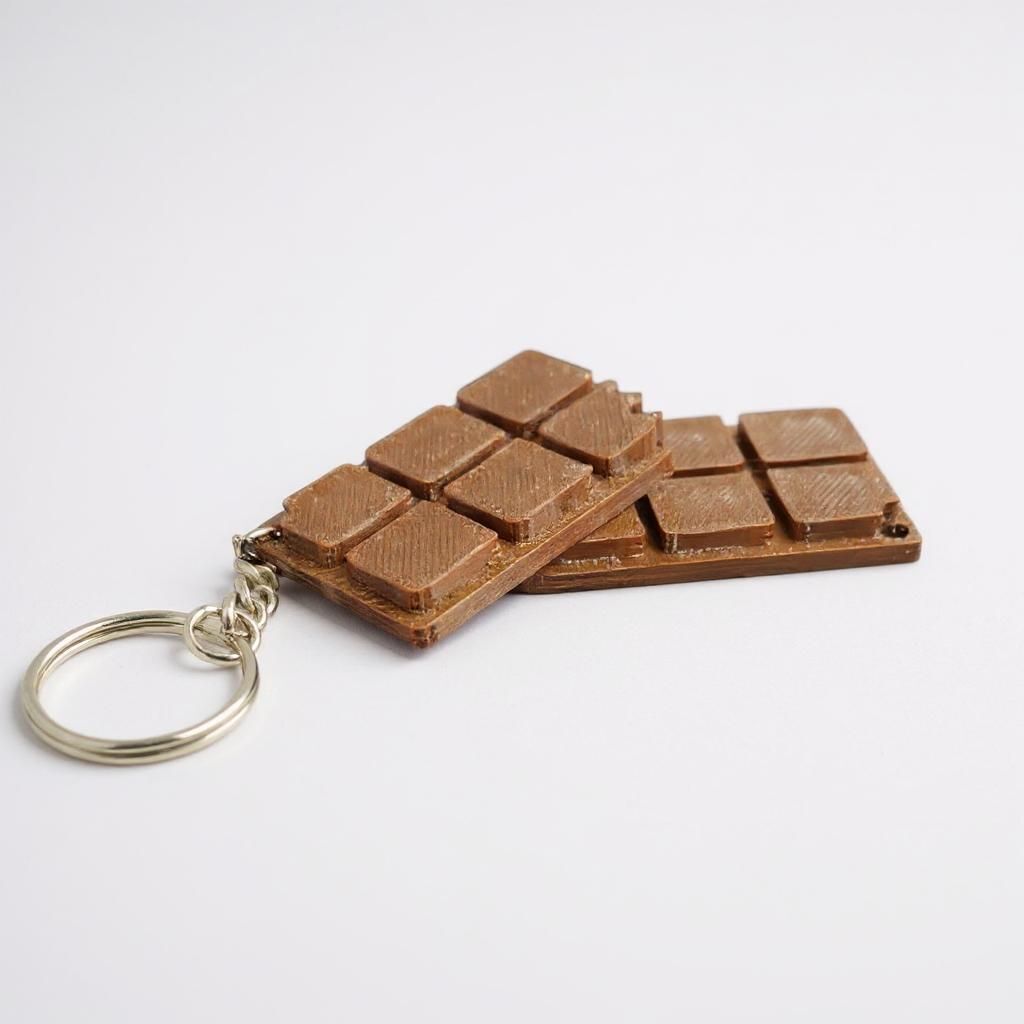 chocolate bar keychain