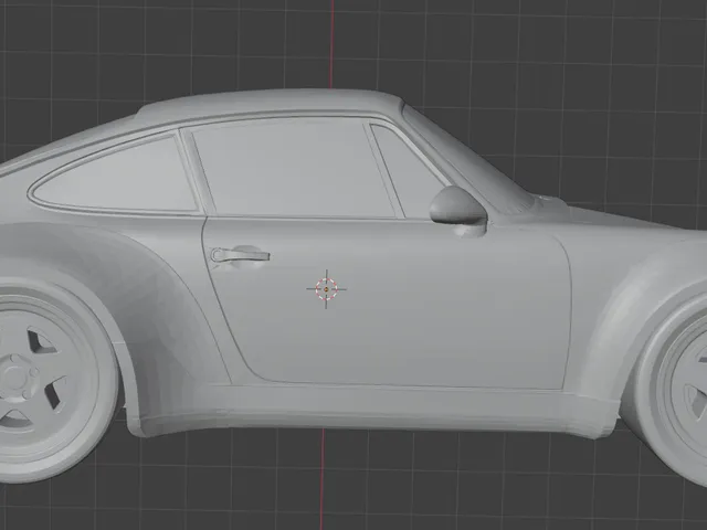 RWB Porsche 911 <964> Turbo wallmounted - improved spoiler attachment